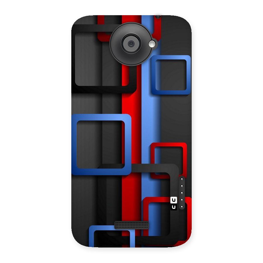 Abstract Box Back Case for HTC One X