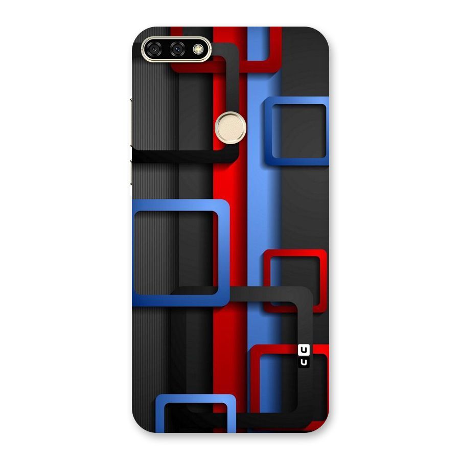 Abstract Box Back Case for Honor 7A