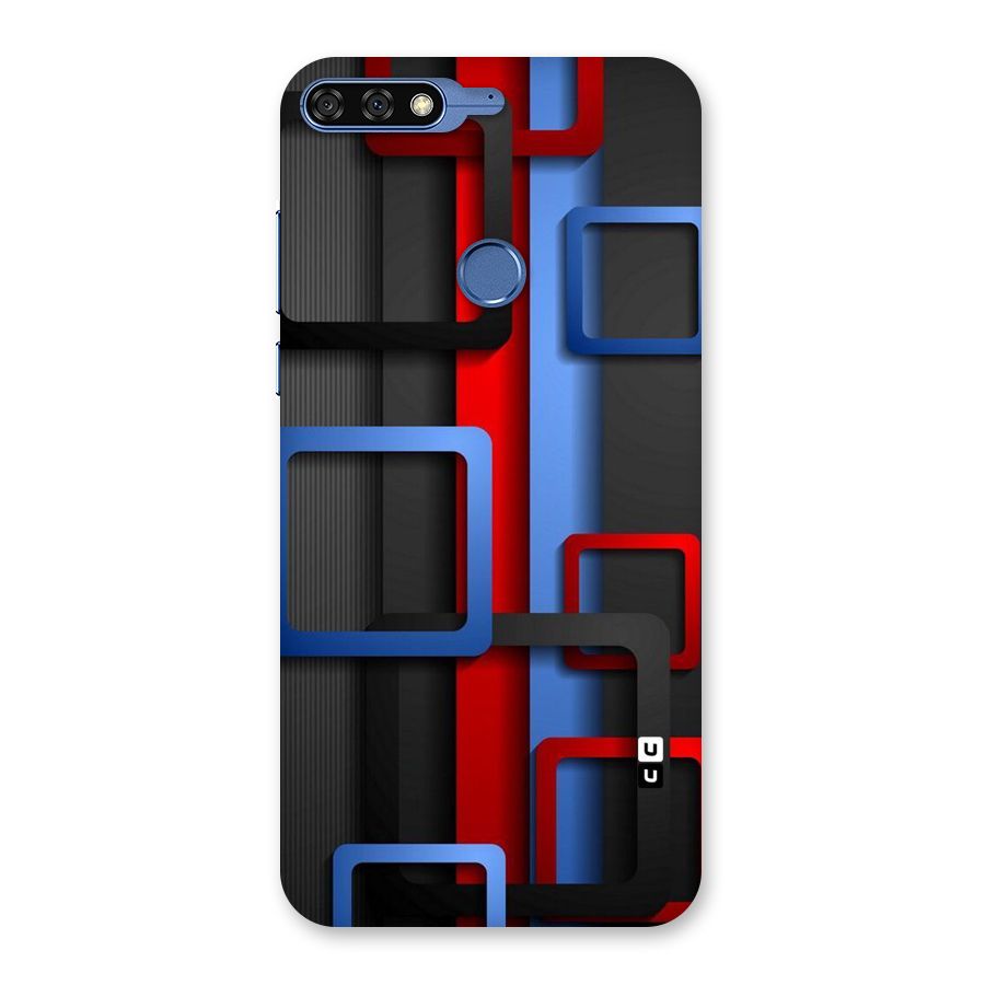 Abstract Box Back Case for Honor 7C