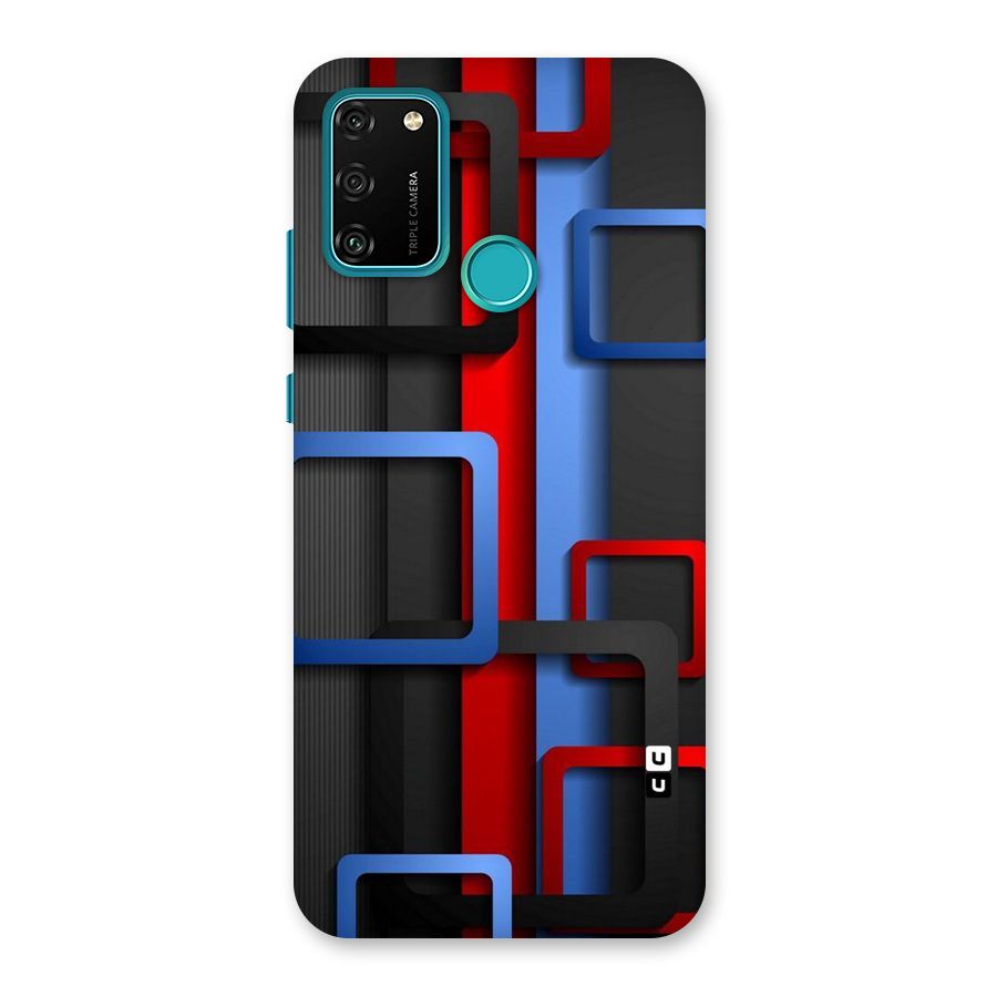 Abstract Box Back Case for Honor 9A