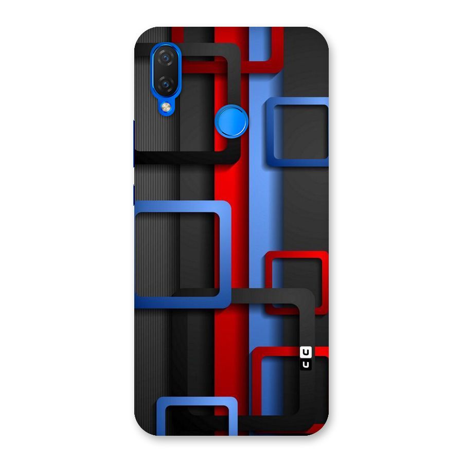 Abstract Box Back Case for Huawei P Smart+