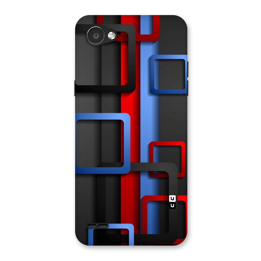 Abstract Box Back Case for LG Q6