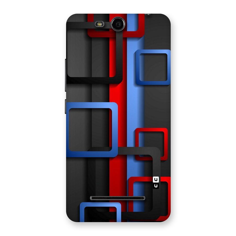 Abstract Box Back Case for Micromax Canvas Juice 3 Q392
