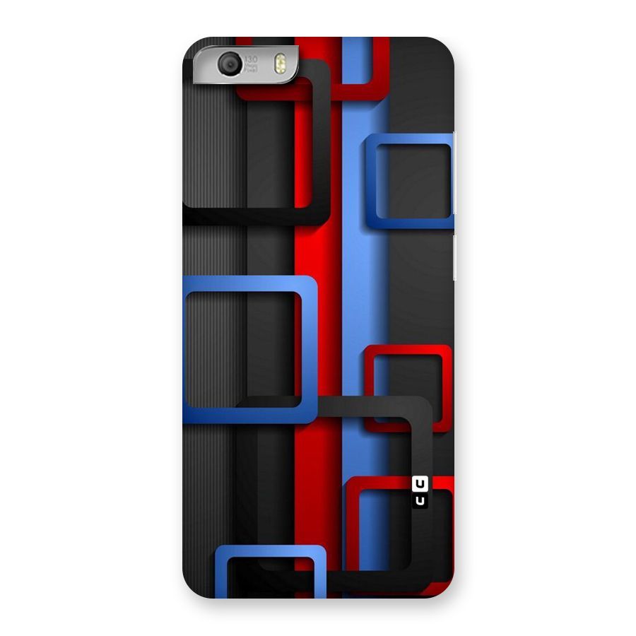 Abstract Box Back Case for Micromax Canvas Knight 2