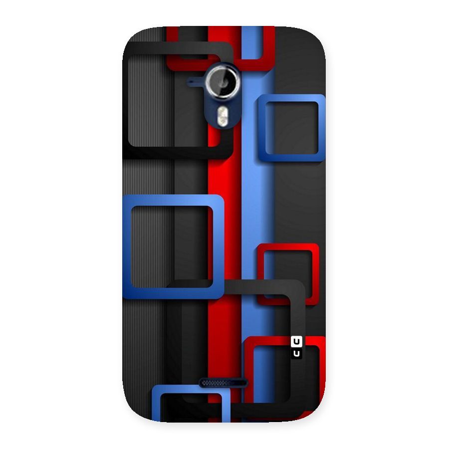 Abstract Box Back Case for Micromax Canvas Magnus A117