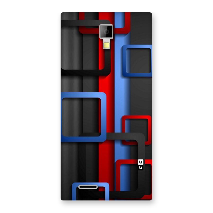 Abstract Box Back Case for Micromax Canvas Xpress A99