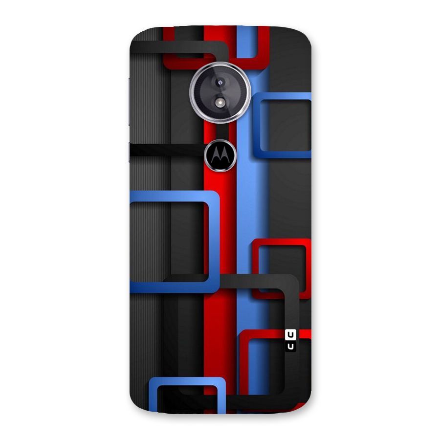 Abstract Box Back Case for Moto E5