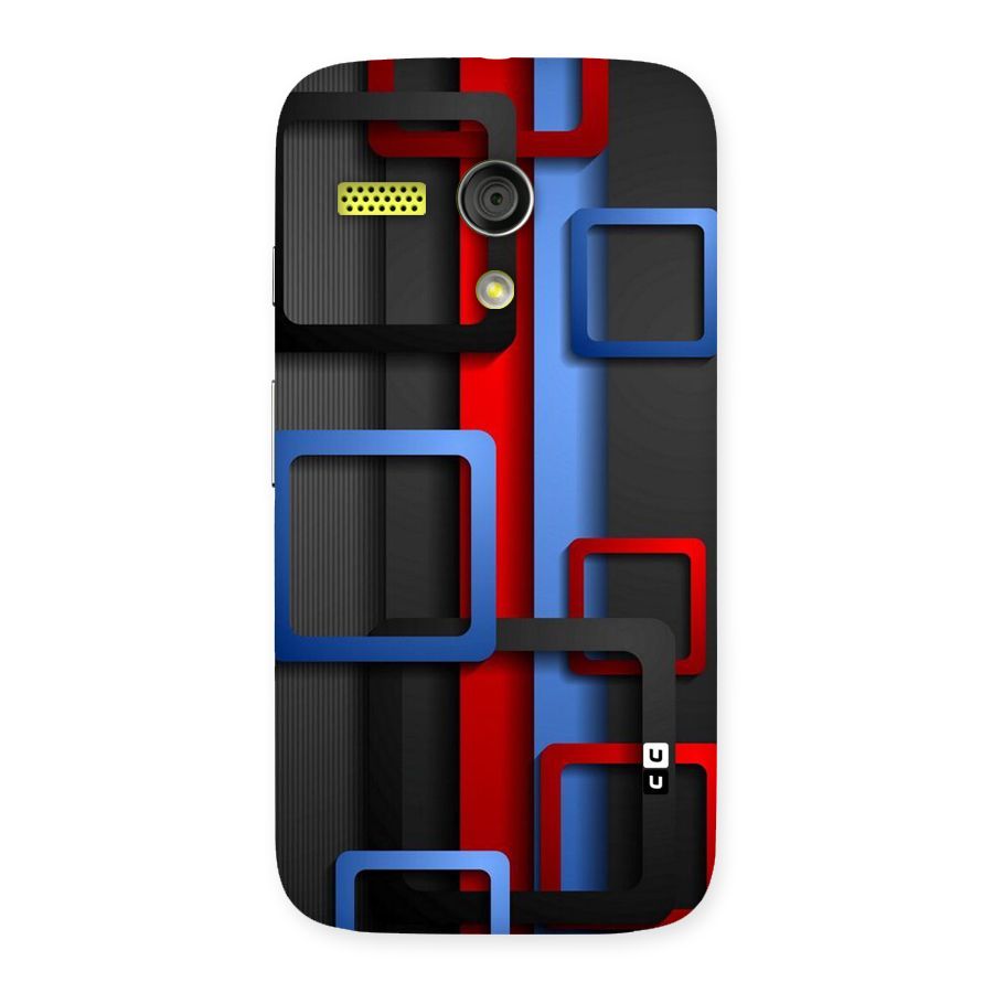 Abstract Box Back Case for Moto G
