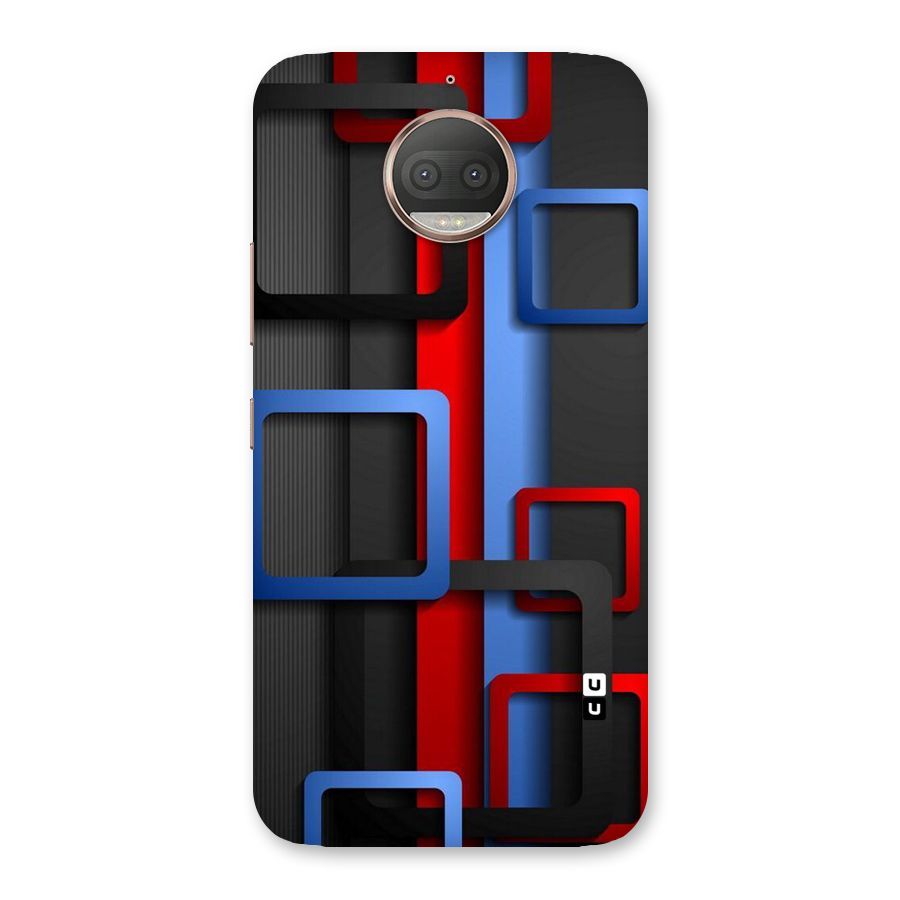 Abstract Box Back Case for Moto G5s Plus