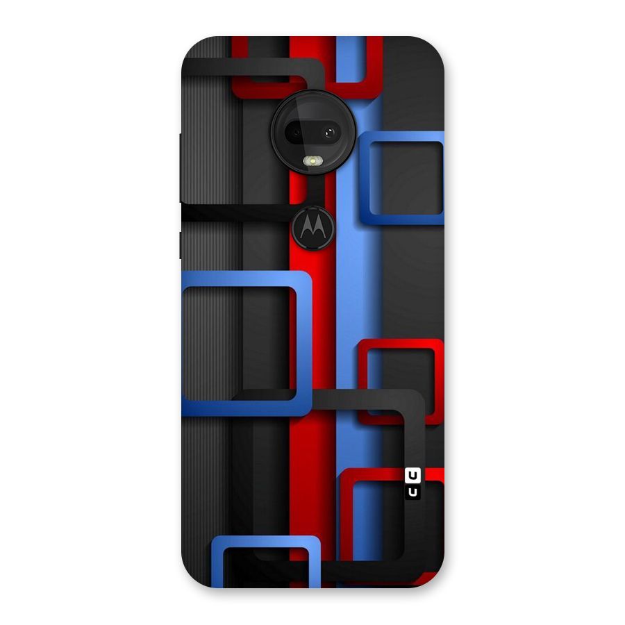 Abstract Box Back Case for Moto G7
