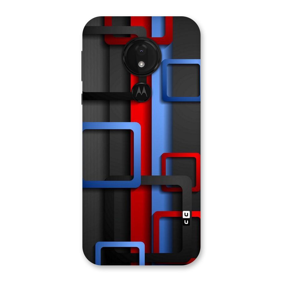 Abstract Box Back Case for Moto G7 Power