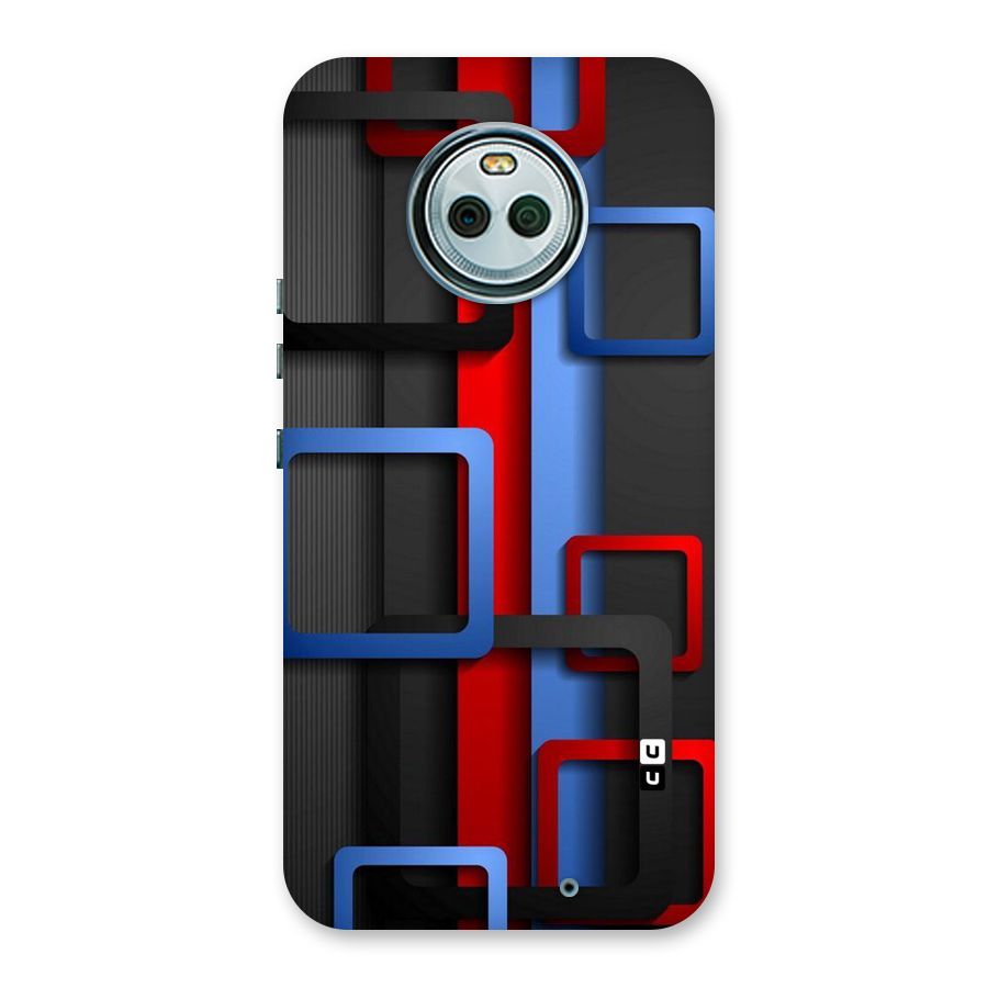 Abstract Box Back Case for Moto X4