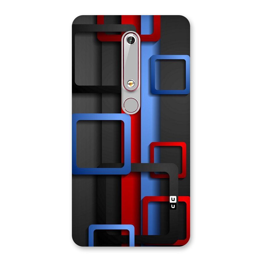 Abstract Box Back Case for Nokia 6.1