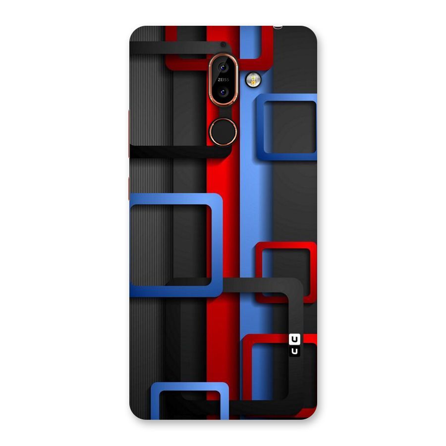 Abstract Box Back Case for Nokia 7 Plus