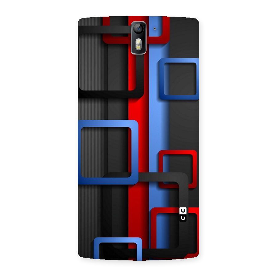 Abstract Box Back Case for One Plus One