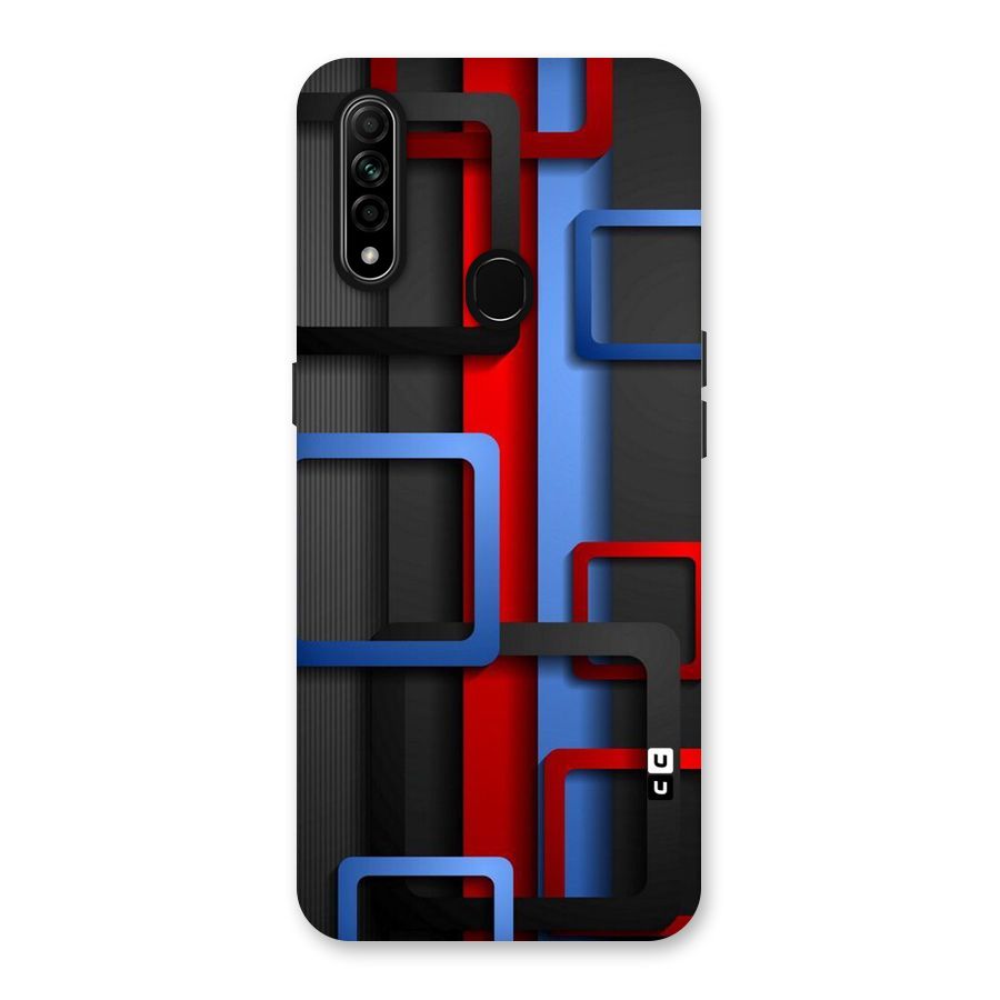 Abstract Box Back Case for Oppo A31