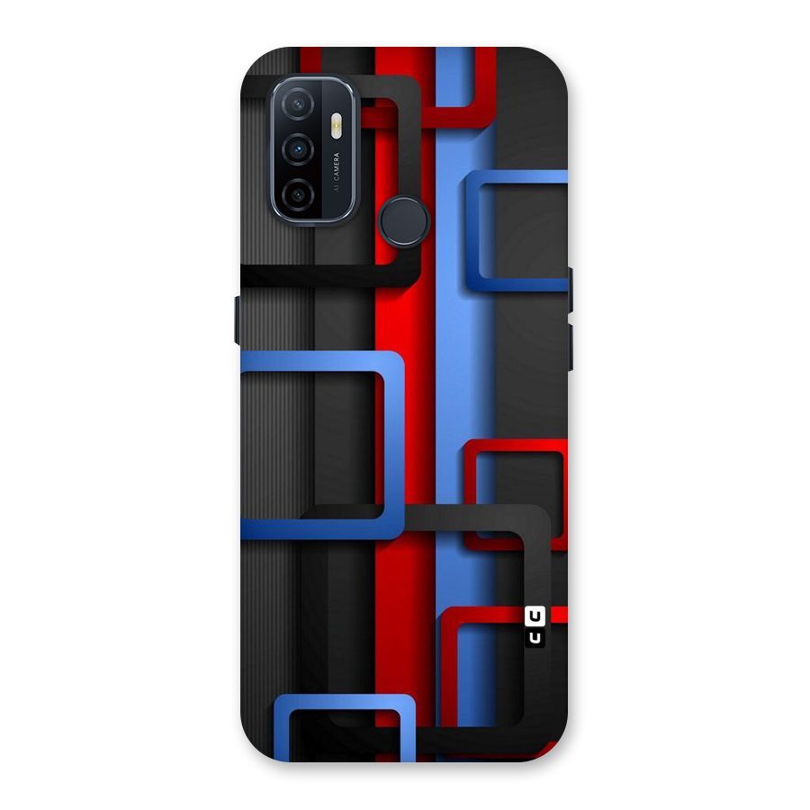 Abstract Box Back Case for Oppo A32