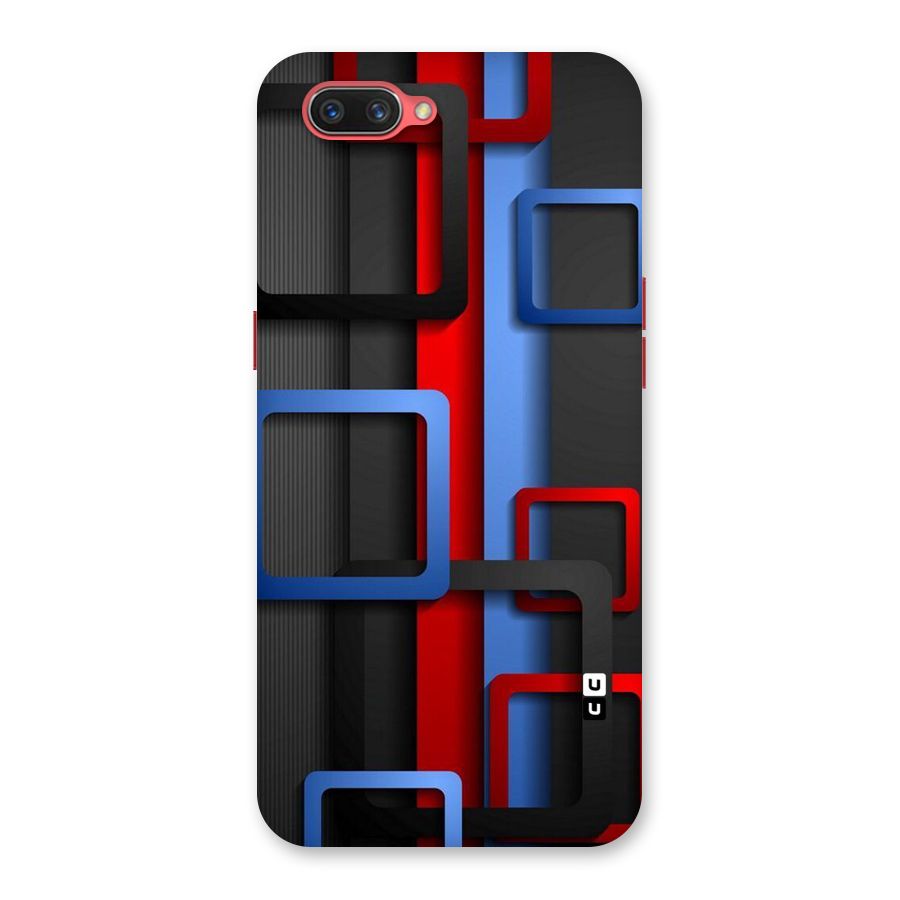 Abstract Box Back Case for Oppo A3s