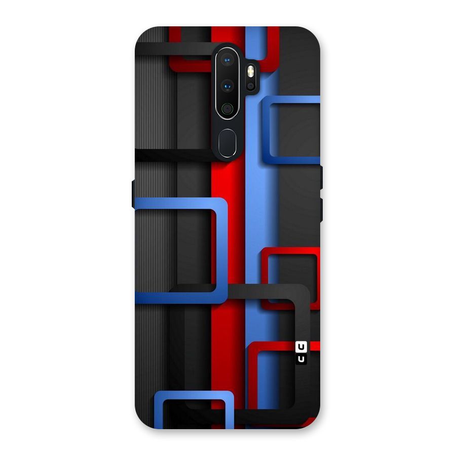 Abstract Box Back Case for Oppo A5 (2020)
