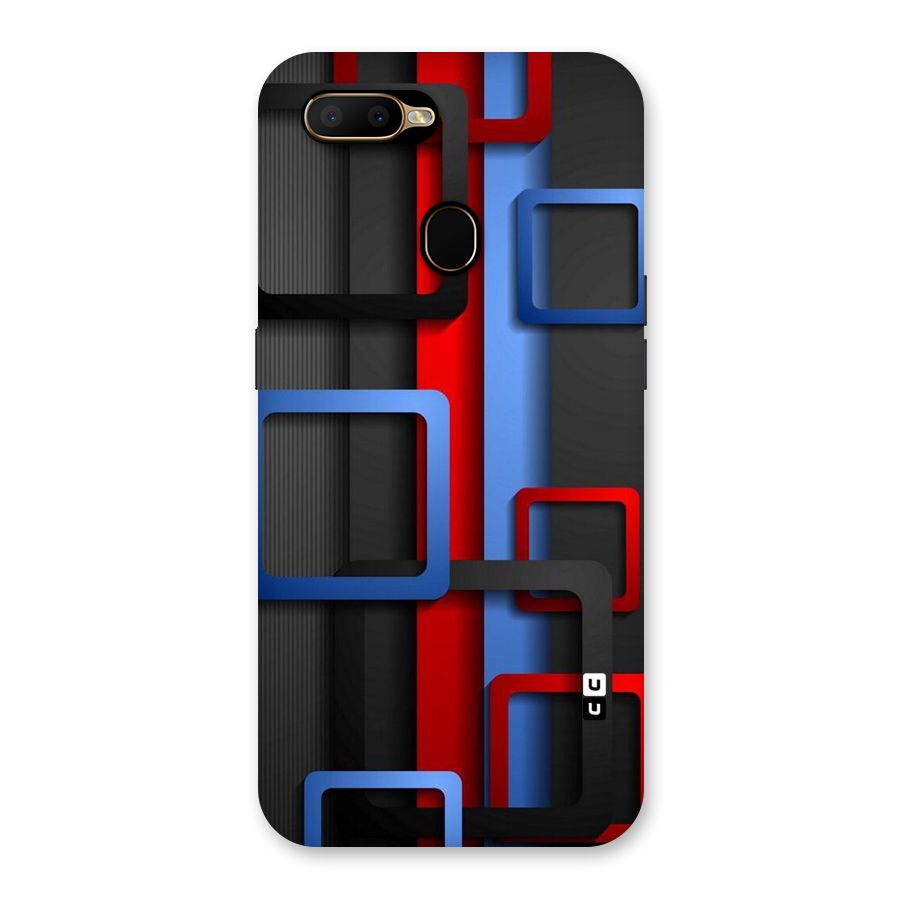 Abstract Box Back Case for Oppo A5s