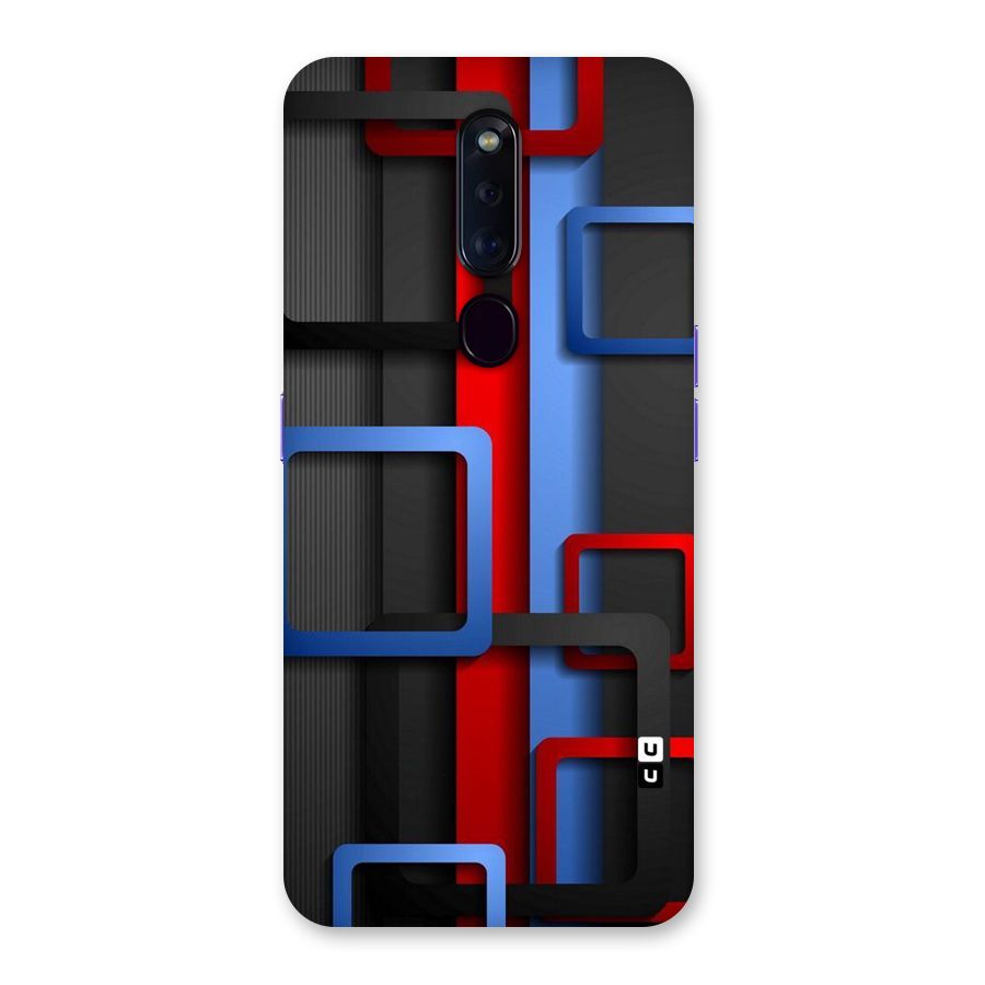 Abstract Box Back Case for Oppo F11 Pro