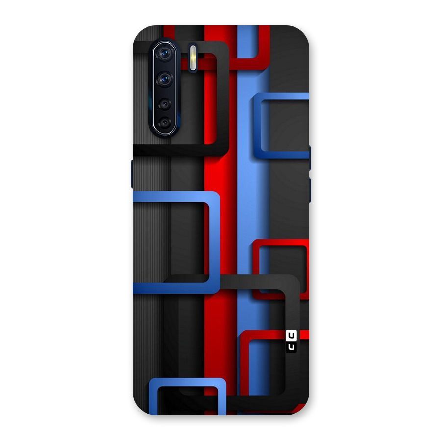 Abstract Box Back Case for Oppo F15