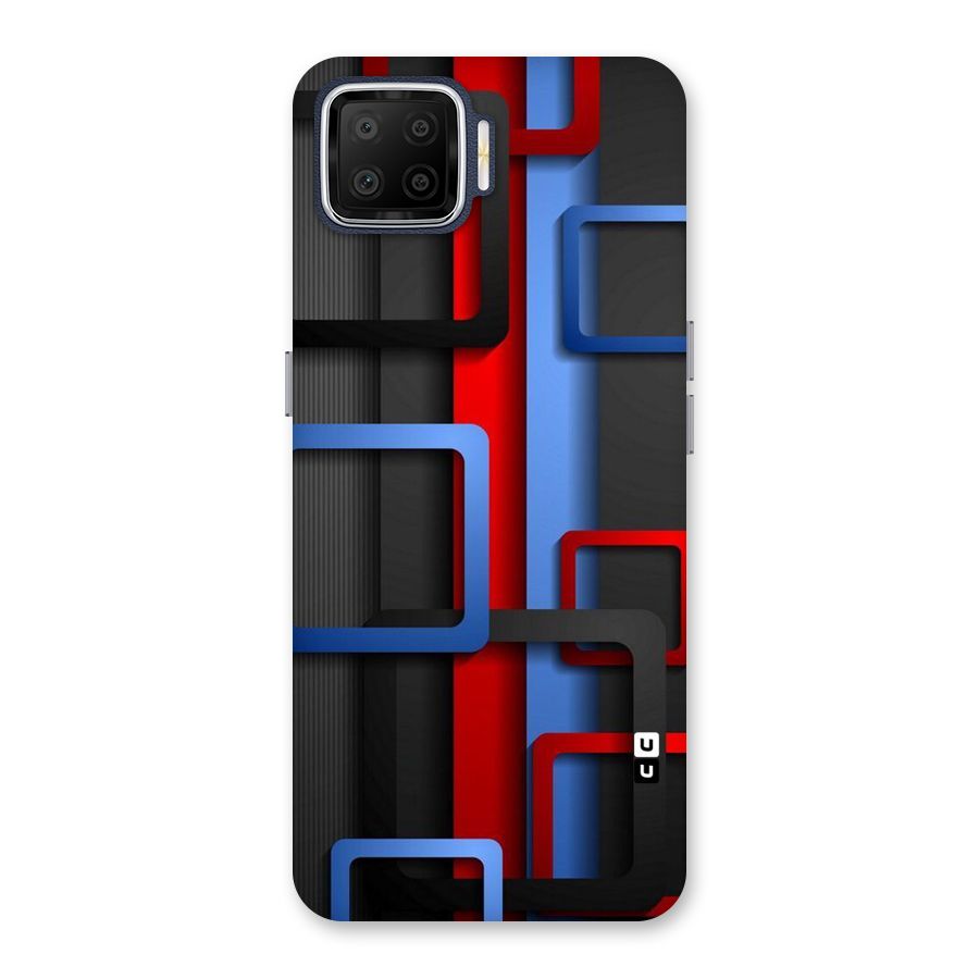 Abstract Box Back Case for Oppo F17