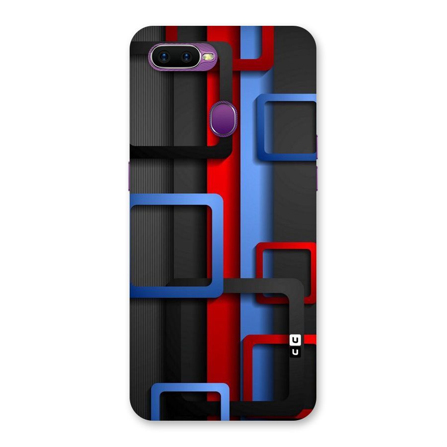 Abstract Box Back Case for Oppo F9