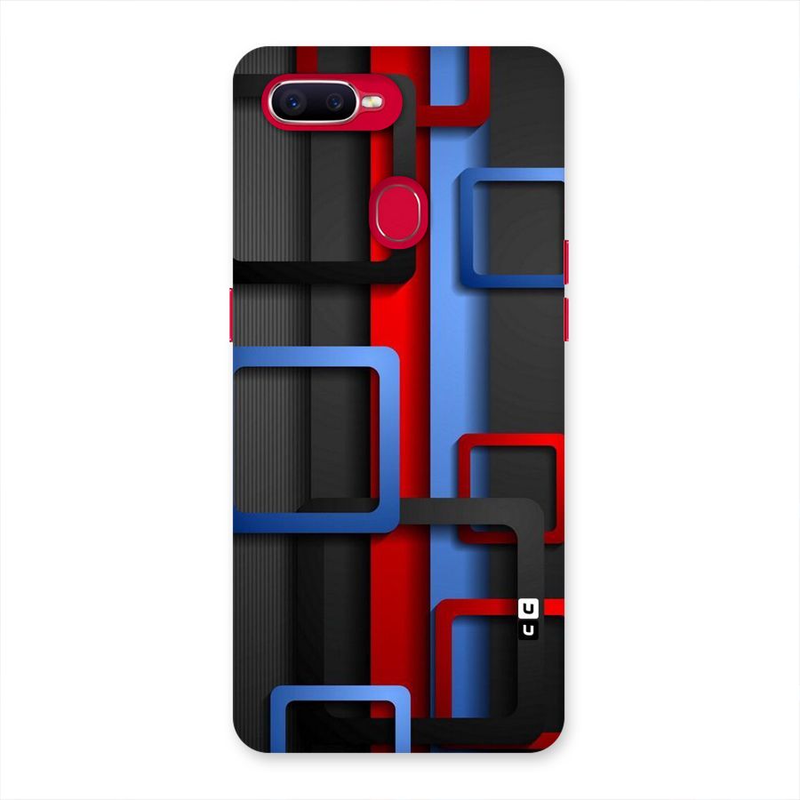 Abstract Box Back Case for Oppo F9 Pro