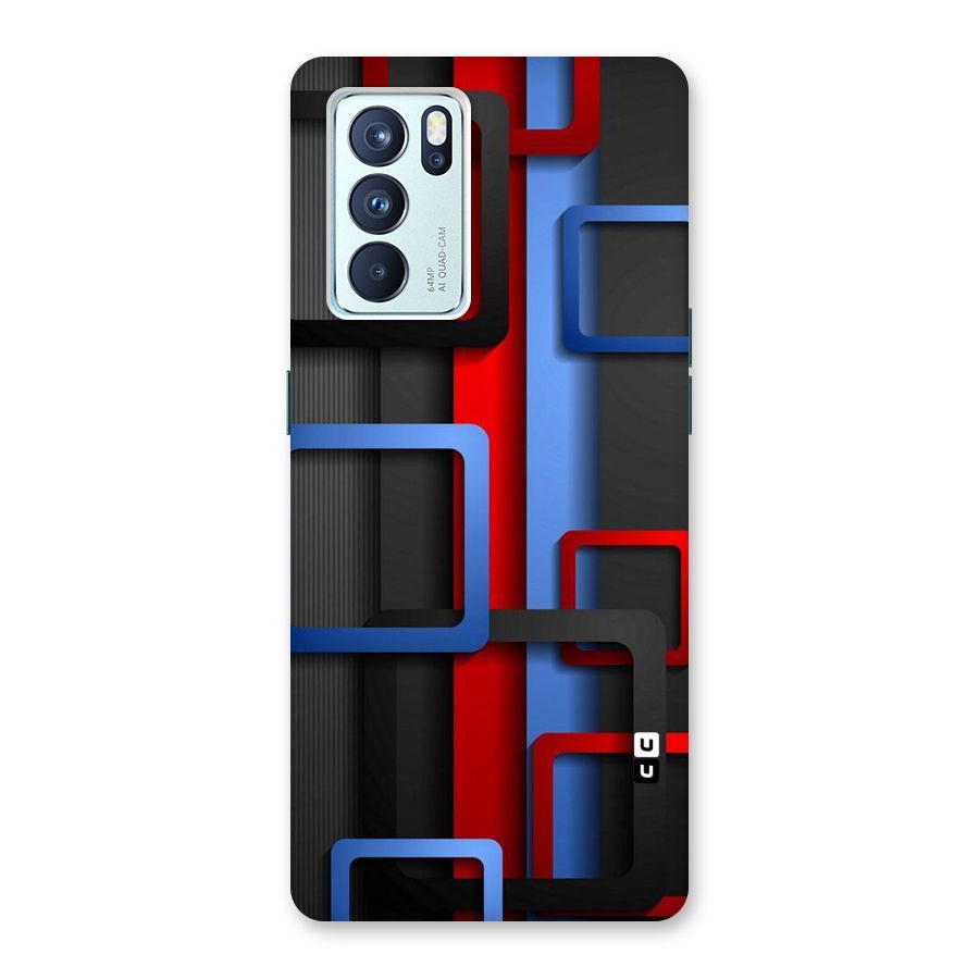 Abstract Box Back Case for Oppo Reno6 Pro 5G