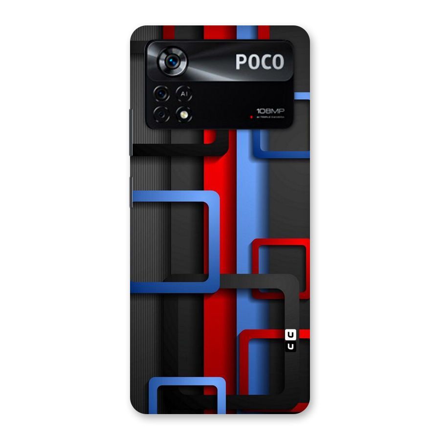 Abstract Box Back Case for Poco X4 Pro 5G