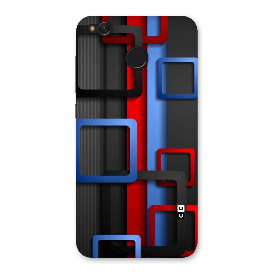 Abstract Box Back Case for Redmi 4