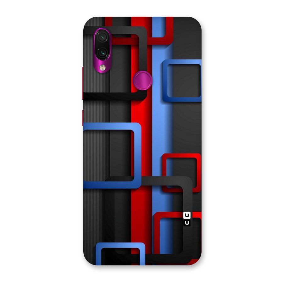Abstract Box Back Case for Redmi Note 7 Pro