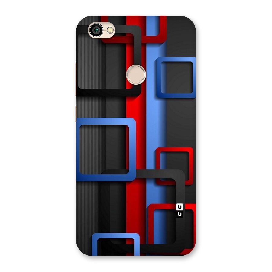 Abstract Box Back Case for Redmi Y1 2017