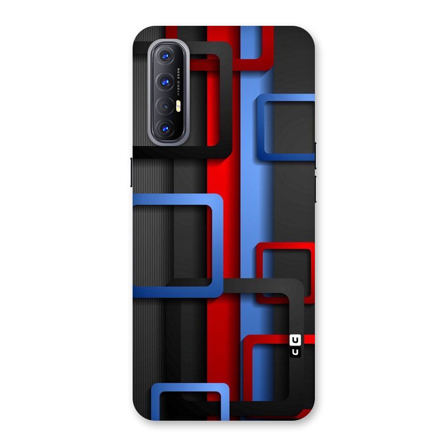 Abstract Box Back Case for Reno3 Pro