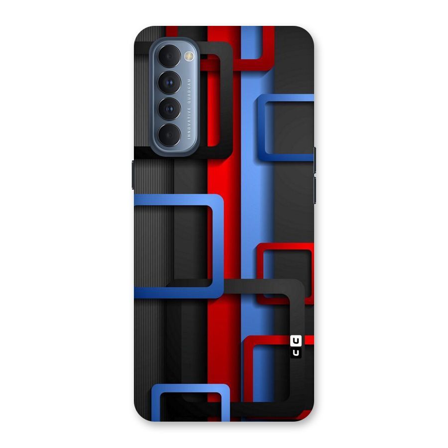 Abstract Box Back Case for Reno4 Pro