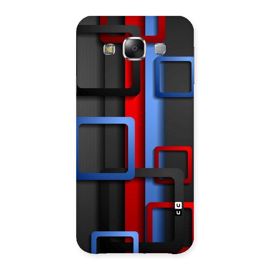 Abstract Box Back Case for Samsung Galaxy E5