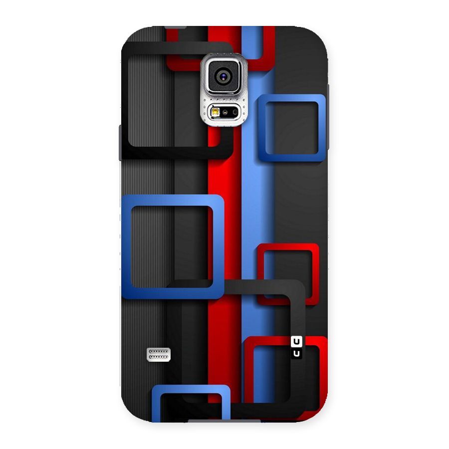 Abstract Box Back Case for Samsung Galaxy S5