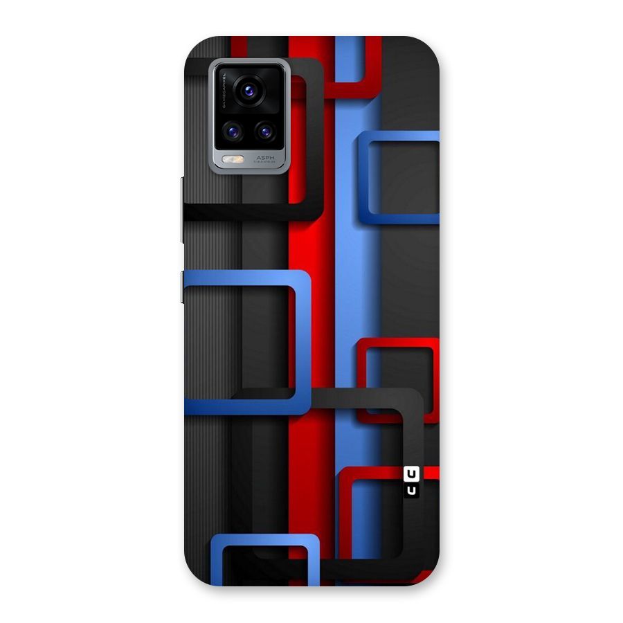 Abstract Box Back Case for Vivo V20