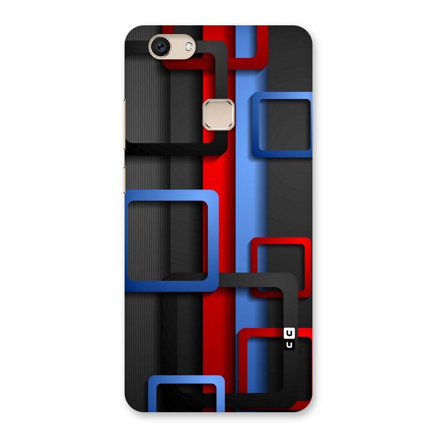 Abstract Box Back Case for Vivo V7