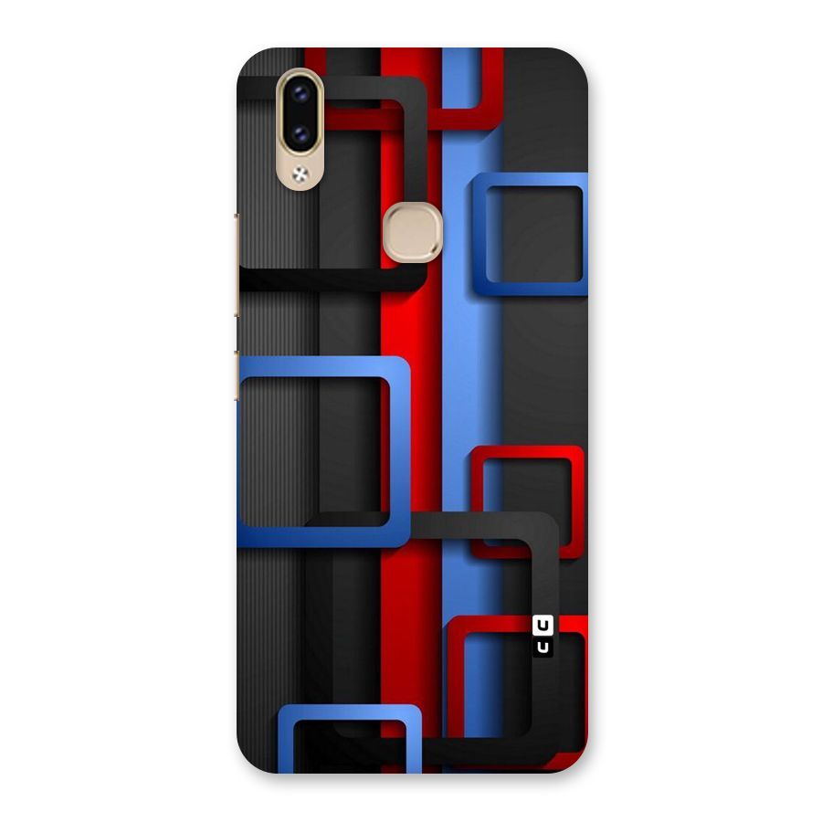 Abstract Box Back Case for Vivo V9 Youth
