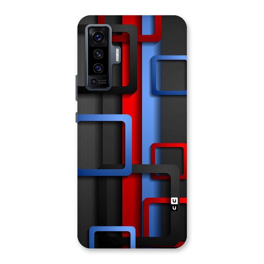Abstract Box Back Case for Vivo X50