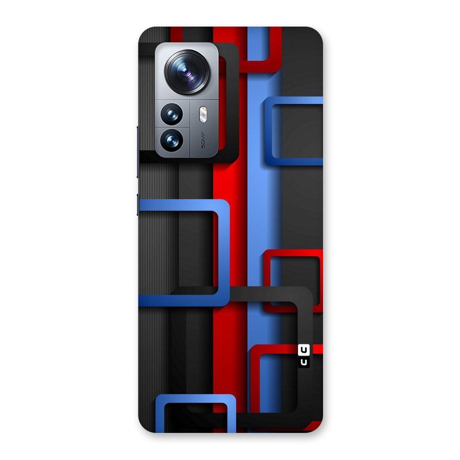 Abstract Box Back Case for Xiaomi 12 Pro