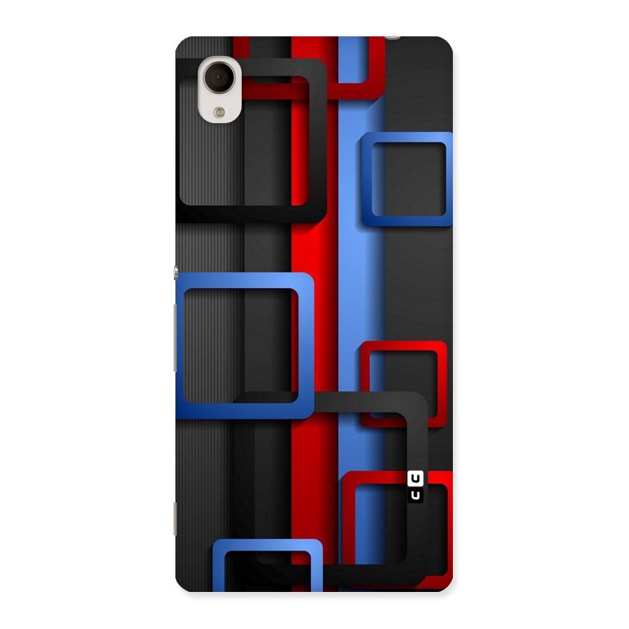 Abstract Box Back Case for Xperia M4 Aqua