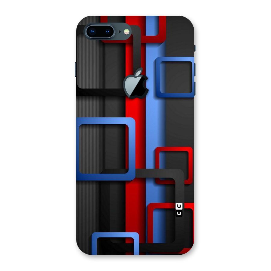 Abstract Box Back Case for iPhone 7 Plus Apple Cut