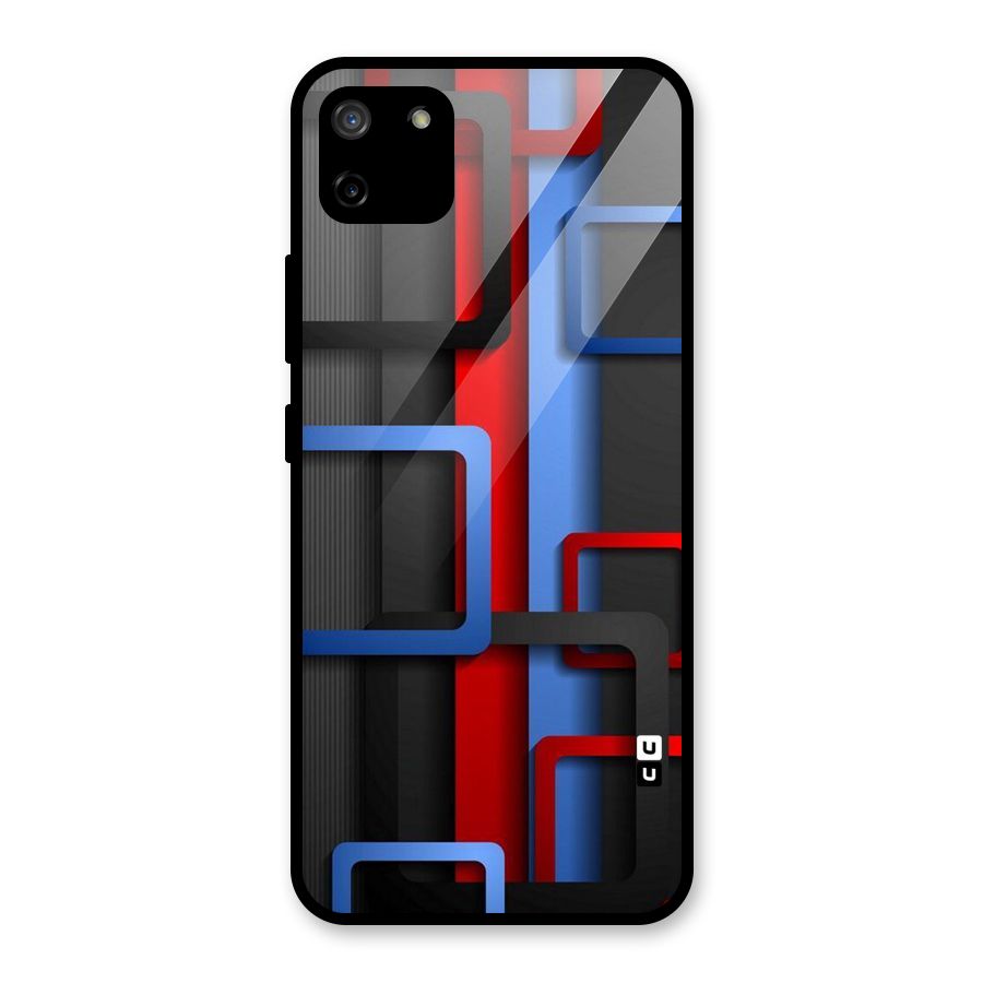 Abstract Box Glass Back Case for Realme C11