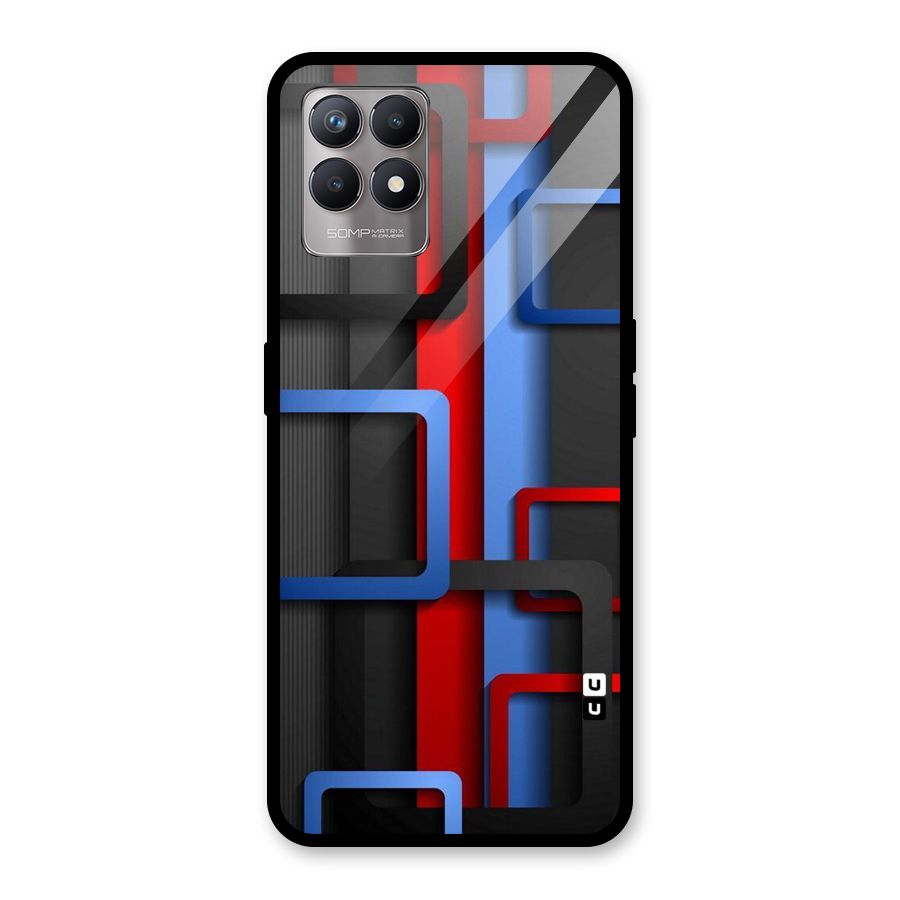 Abstract Box Glass Back Case for Realme Narzo 50