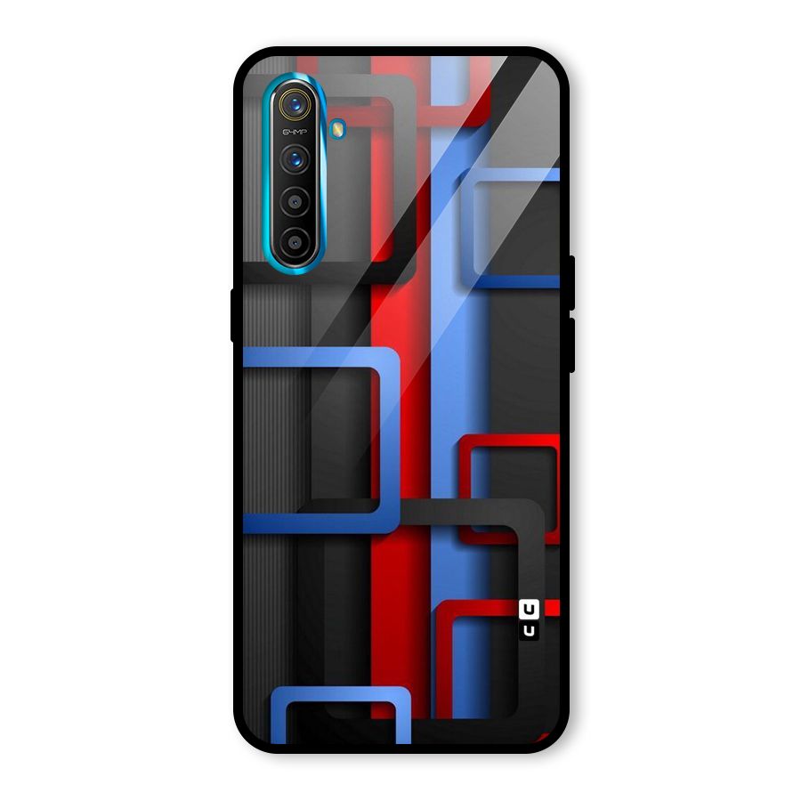 Abstract Box Glass Back Case for Realme X2