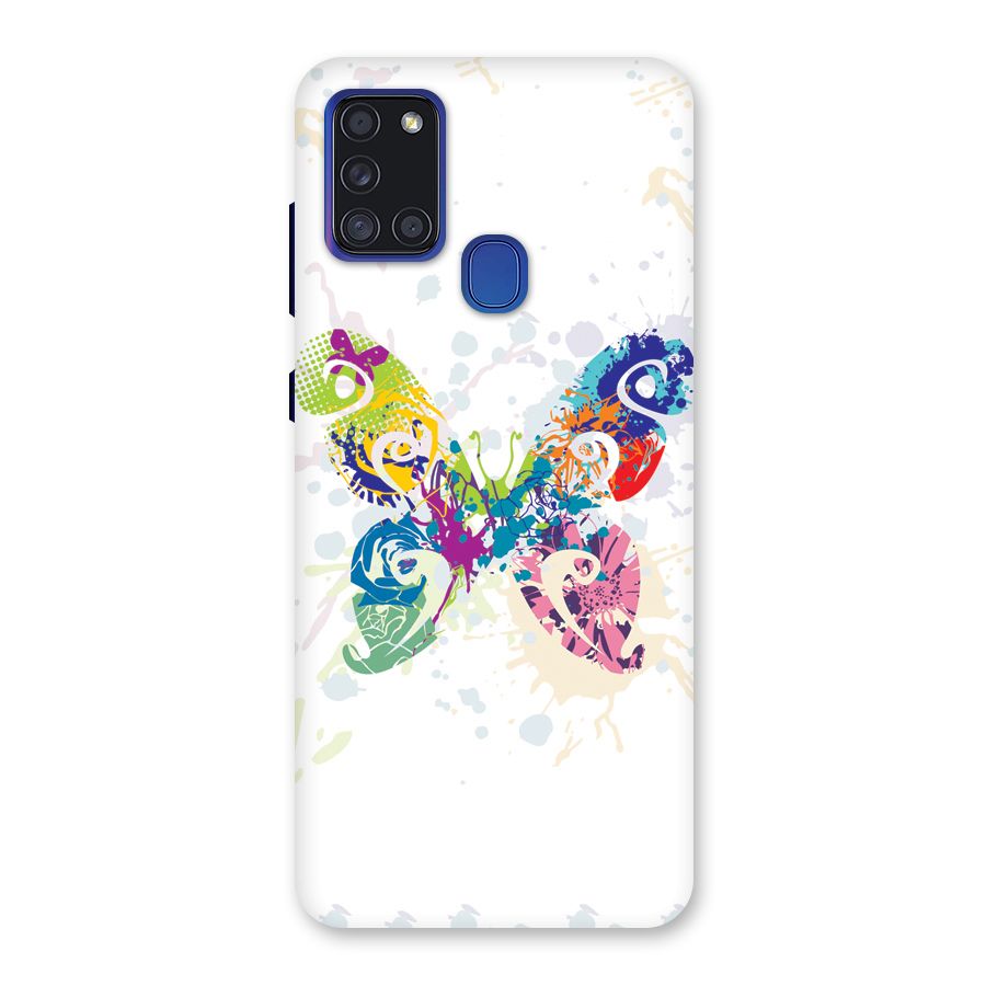 Abstract Butterfly Back Case for Galaxy A21s