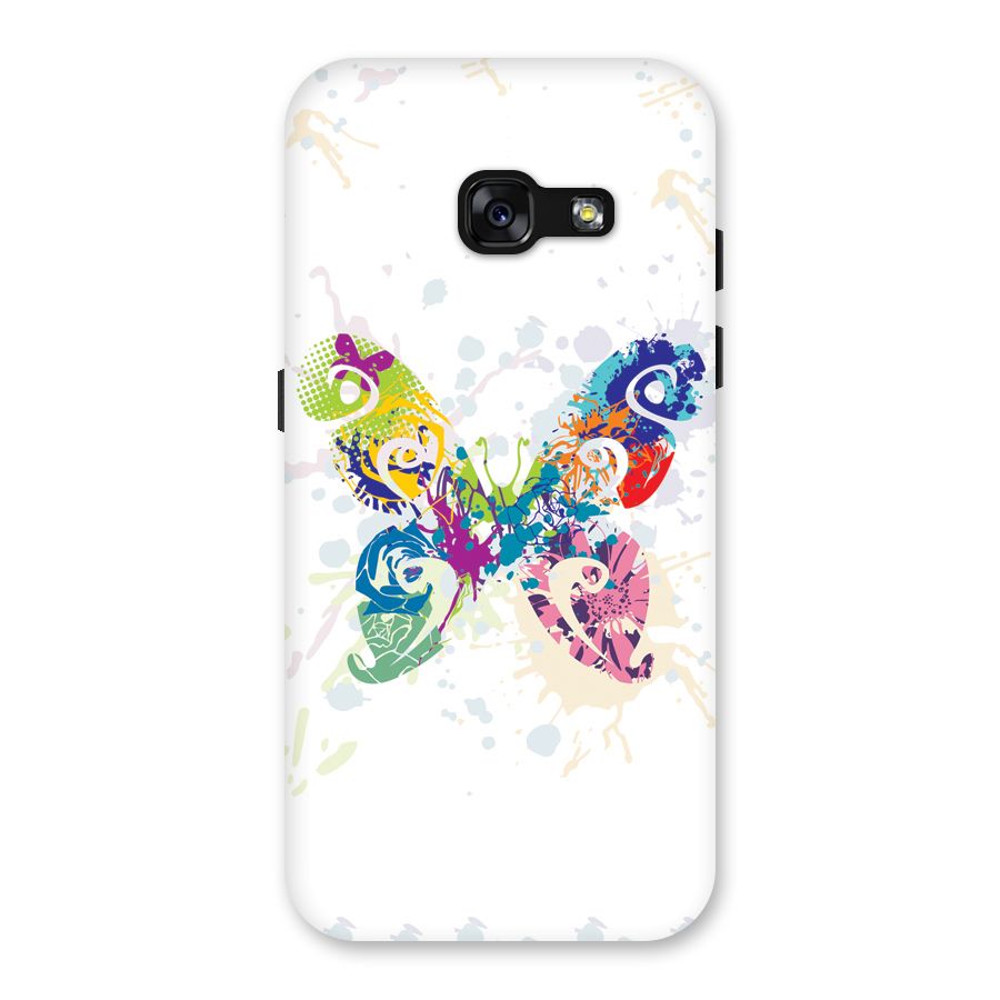 Abstract Butterfly Back Case for Galaxy A3 (2017)